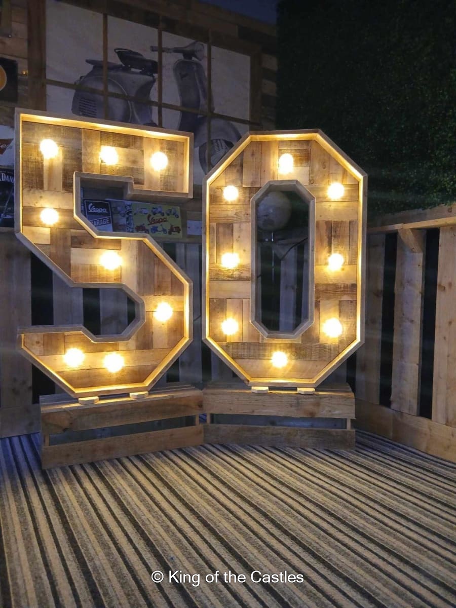 50 LED Number Manchester & Bury