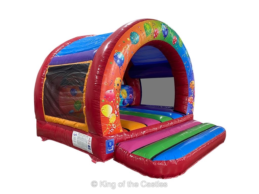 🎉 Funky Party Time Curved Bouncy Castle for Hire